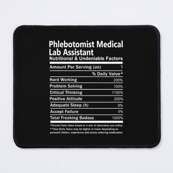 Item preview, Phlebotomist Medical Lab Assistant T Shirt - Nutritional And Undeniable Factors Gift Item Tee designed and sold by watkinsmat.
