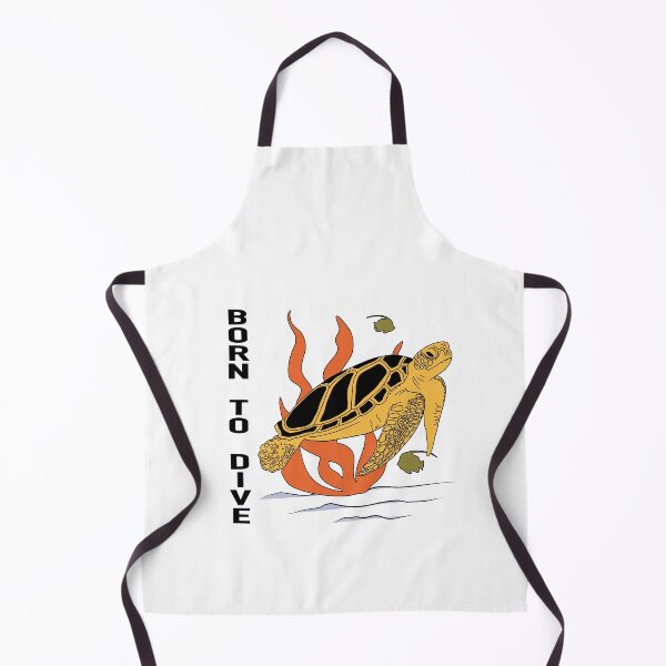 Item preview, Born To Dive Turtle designed and sold by christeldussart.