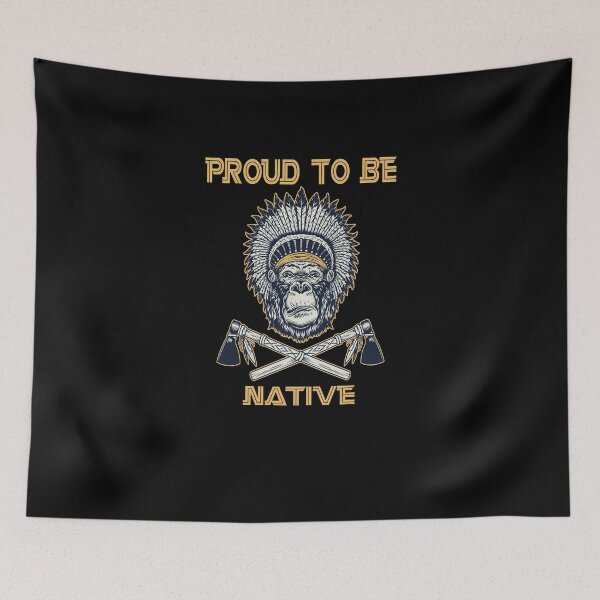 Item preview, Native American : Proud To Be Native the best gifts for any american dad father mom mother boy girl child designed and sold by ZoldicShop.