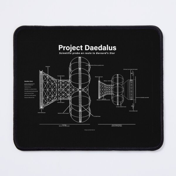 Item preview, Project Daedalus Technical Drawing - Black designed and sold by Charlie Weenink.