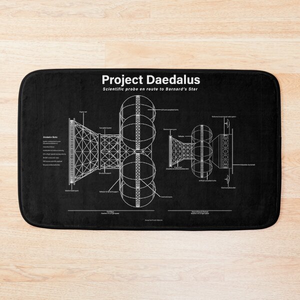 Item preview, Project Daedalus Technical Drawing - Black designed and sold by Charlie Weenink.