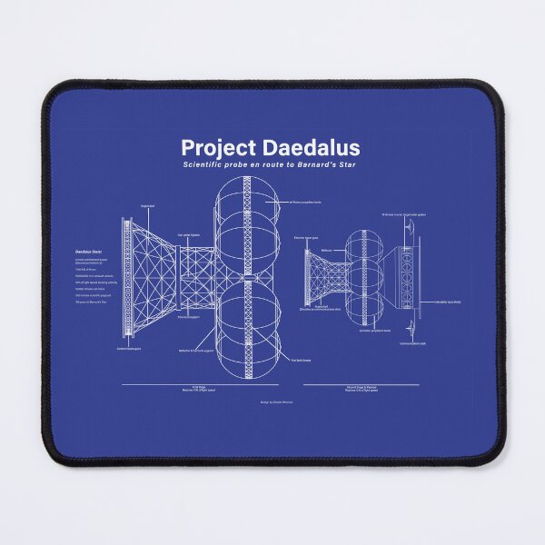 Item preview, Project Daedalus Technical Drawing - Blue designed and sold by Charlie Weenink.