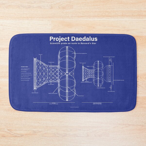 Item preview, Project Daedalus Technical Drawing - Blue designed and sold by Charlie Weenink.