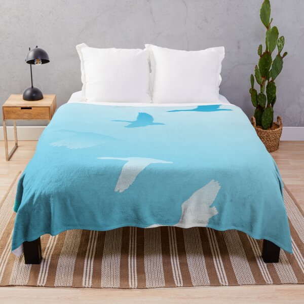 Artikelvorschau, Blauer Himmel Gänse-Design entworfen und verkauft von MystixJack.