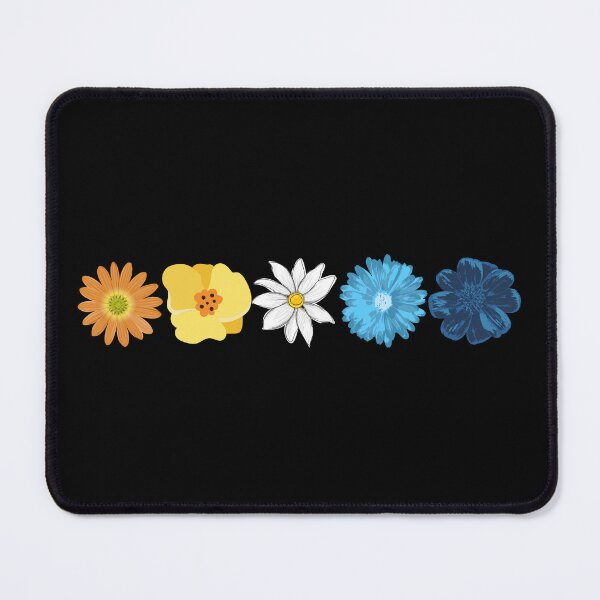 Item preview, Boho Pastel Flowers Aro Ace. Aroace Pride designed and sold by Subtle Pride Shop.