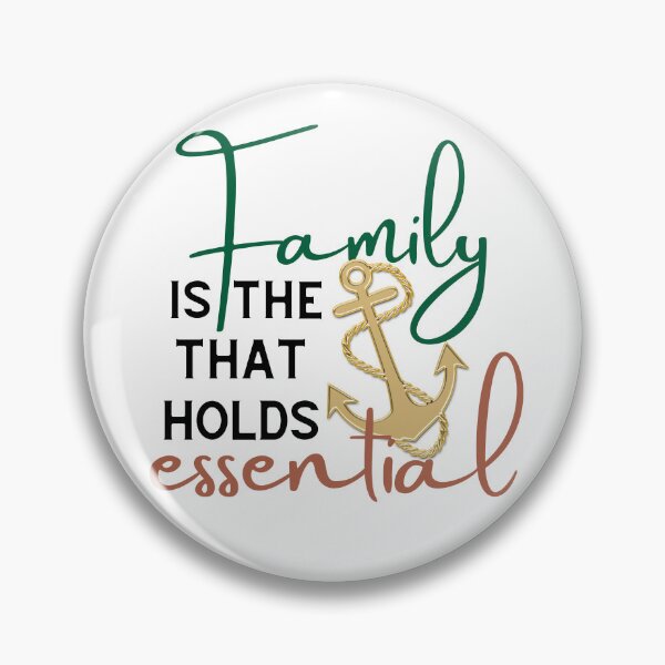 Item preview, Family is the anchor that holds essential, golden anchor designed and sold by Emily Roberts.