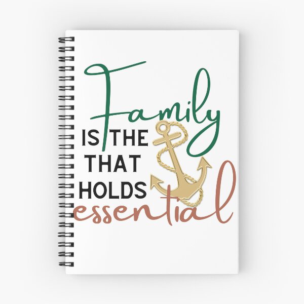 Item preview, Family is the anchor that holds essential, golden anchor designed and sold by Emily Roberts.
