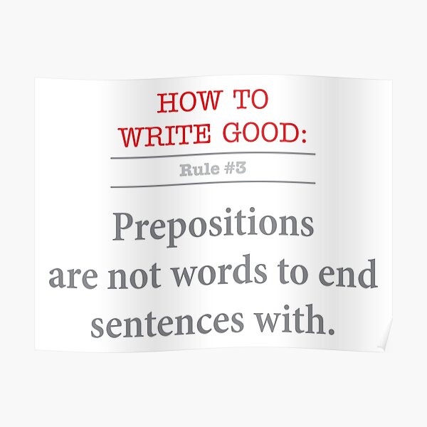 how-to-write-good-funny-grammar-poster-for-sale-by-futurebeachbum