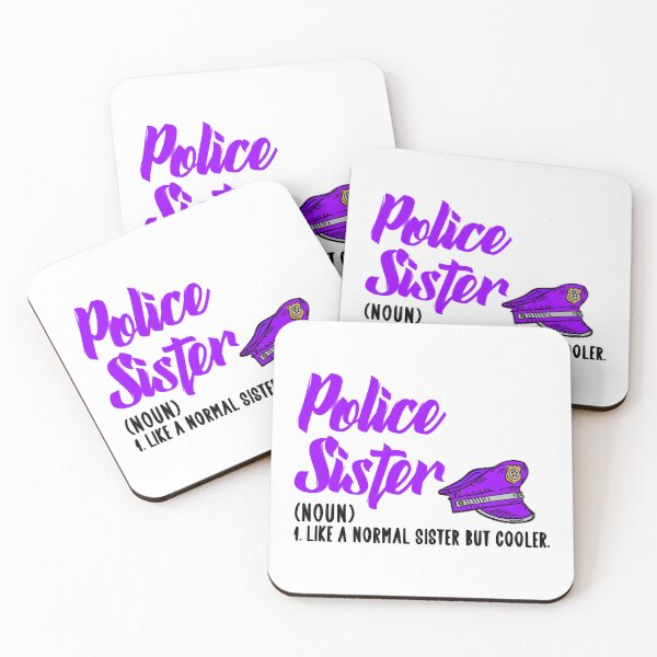 Item preview, police sister but cooler designed and sold by DorothyMonero.