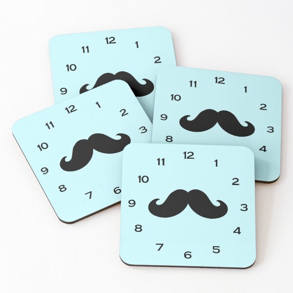 Item preview, Father Day Pattern Mustache Dad Pattern Daddy Blue Pattern New Baby Boy Baby Shower Party designed and sold by Dr.YesOrNo.