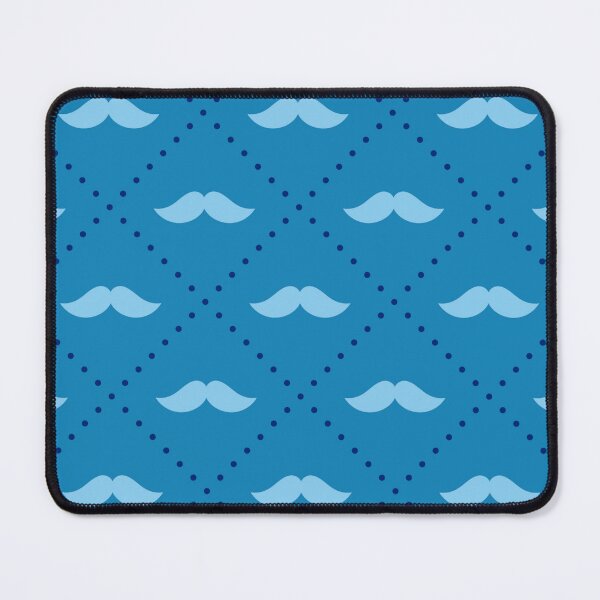 Item preview, Father Day Pattern Mustache Dad Pattern Daddy Blue Pattern New Baby Boy Baby Shower Party designed and sold by Dr.YesOrNo.