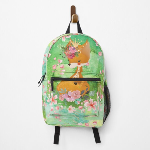 Item preview, Watercolor Floral Fox designed and sold by Lylabean22.