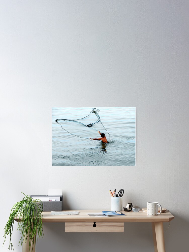 Thumbnail 2 of 3, Poster, Net Casting designed and sold by pixplanet.