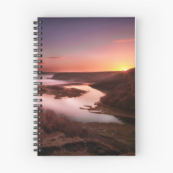 Item preview, Sunset at Three Cliffs Bay designed and sold by Leighton Collins.