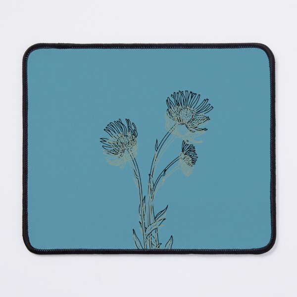 Item preview, Black Silhouette Dark Flowers, Floral Doodles/Cute Black and White Flowers/Floral Art for Flower Lovers designed and sold by haRexia.