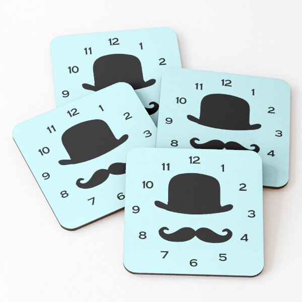 Item preview, Father Day Pattern Mustache Dad Pattern Daddy Blue Pattern New Baby Boy Baby Shower Party designed and sold by Dr.YesOrNo.
