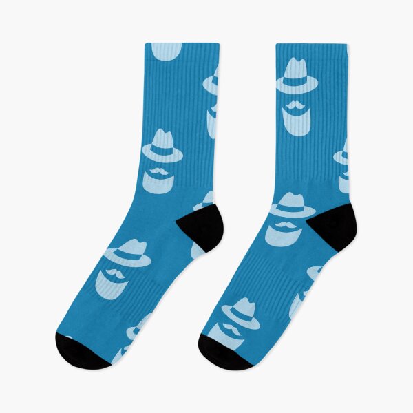Item preview, Father Day Pattern Mustache Dad Pattern Daddy Blue Pattern New Baby Boy Baby Shower Party designed and sold by Dr.YesOrNo.
