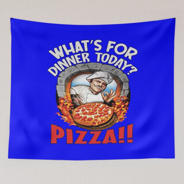 Item preview, Funny Humor Pizza Lover What's For Dinner Today? Pizza!! designed and sold by fantasticdesign.
