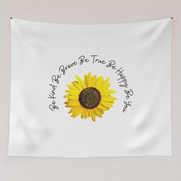 Item preview, Sé amable Sé valiente Sé sincero Sé feliz Sé tú, girasol designed and sold by MamaSweetea.