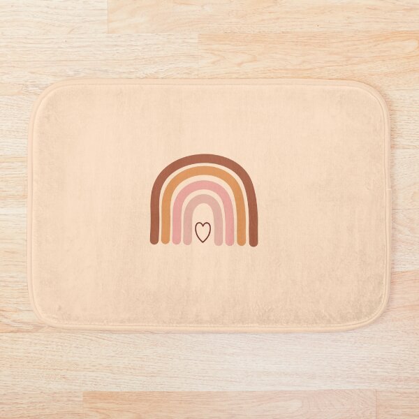 Item preview, Boho Rainbow heart  Natural colors designed and sold by Ashlison.