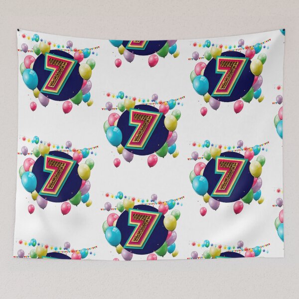 Item preview, Queens princess king Kids Birthday Age 7 shirt designed and sold by bestdesign4u.