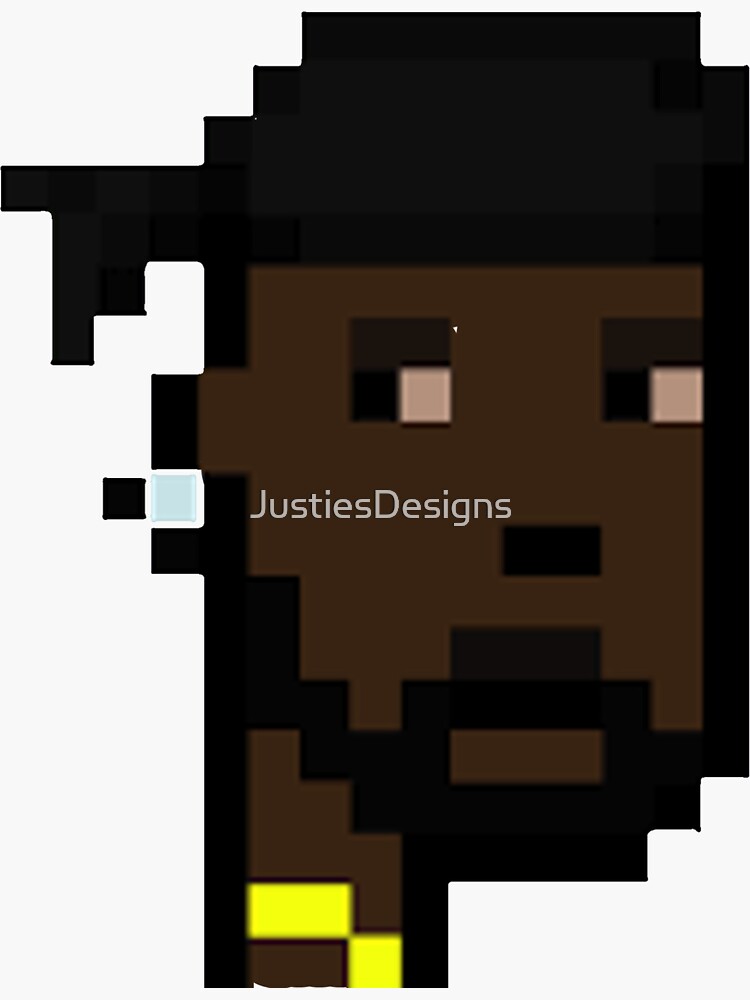 pixel block man, Minecraft Skin