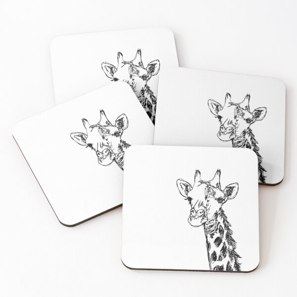 Item preview, Giraffe sketch designed and sold by EvaGracesArt.