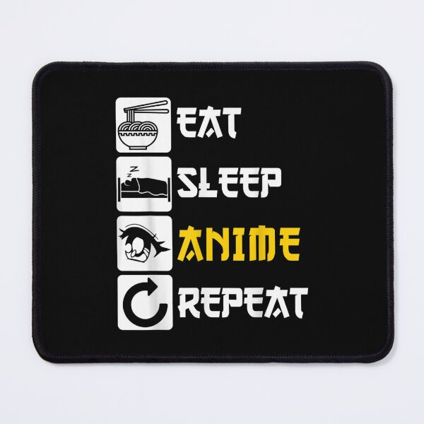 Item preview, Eat Sleep Anime Repeat designed and sold by TamYork.
