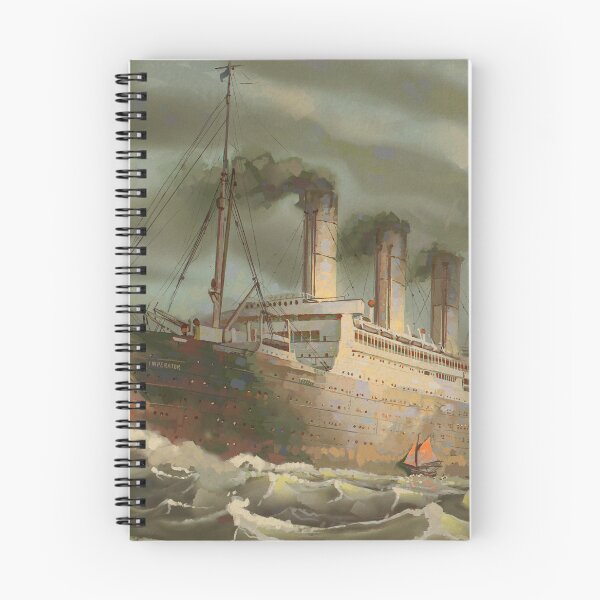 Item preview, SS Imperator at sea - painting by Eliott Sontot designed and sold by Eliott Sontot.