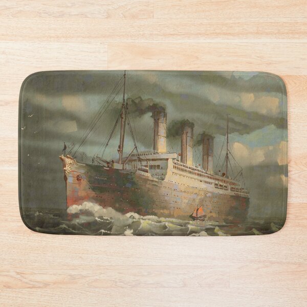 Item preview, SS Imperator at sea - painting by Eliott Sontot designed and sold by Eliott Sontot.