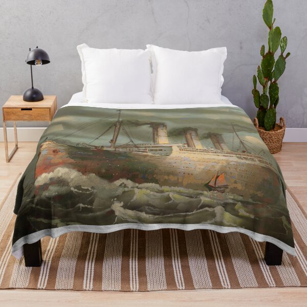 Item preview, SS Imperator at sea - painting by Eliott Sontot designed and sold by Eliott Sontot.