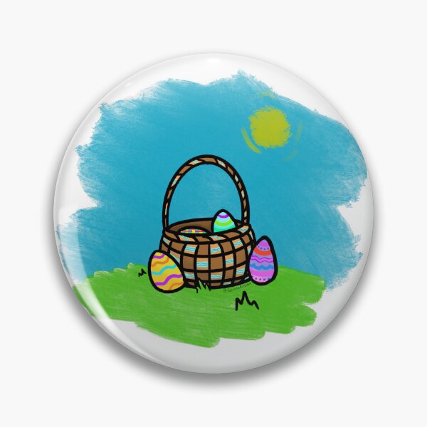 Item preview, Cartoon Easter Basket designed and sold by veannaroseart.