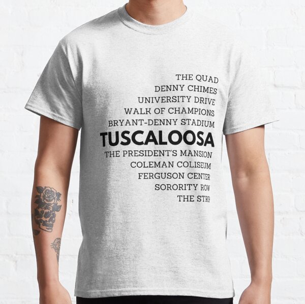 Tuscaloosa City of Champions T-Shirt for Alabama College Football Fans