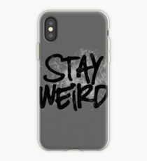 Stay weird iPhone Case