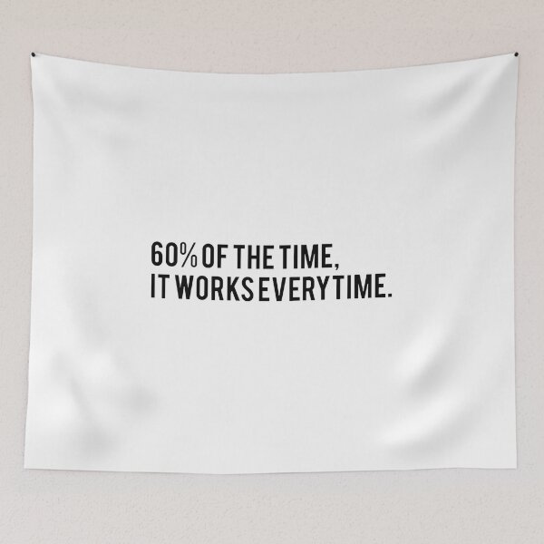 Item preview, 60% of the Time, it Works Every Time, Anchorman Fan designed and sold by Asma Tee.
