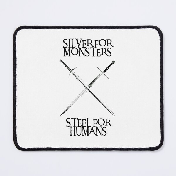 Item preview, Silver for monsters - Steel for humans - Swords - Fantasy designed and sold by Fenay Designs.