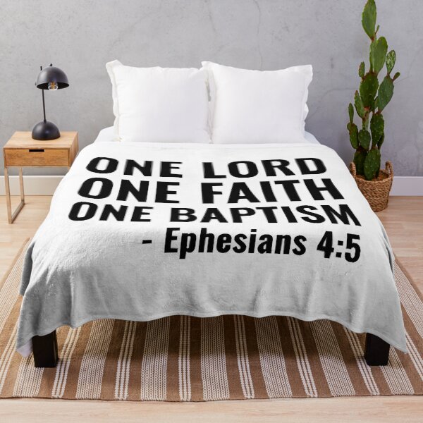 Item preview, One Lord One Faith One Baptism - Christian designed and sold by BridgetMagala.