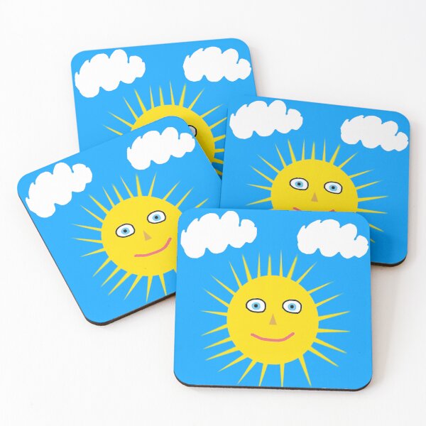 Item preview, Clouds and a smiling sun  designed and sold by Rachel the Artist .