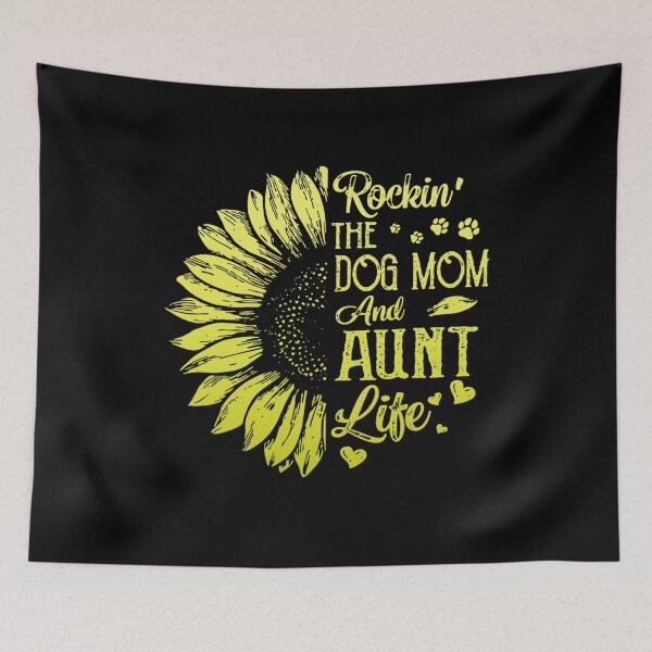 Item preview, Womens Rockin' The Dog Mom And Aunt Life Sunflower designed and sold by Kezichy.