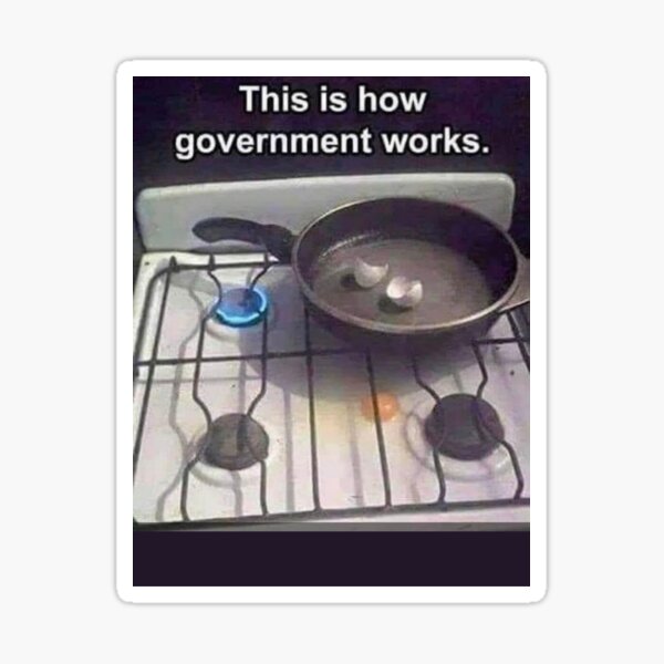 This Is How Government Works Sticker