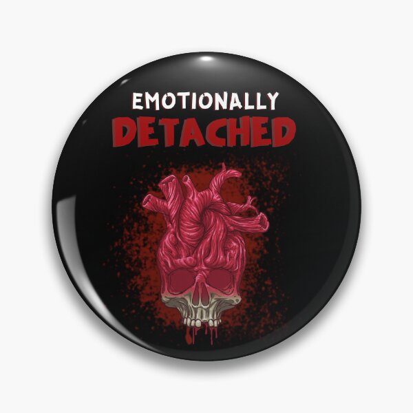 Item preview, Emotionally Detached (Heart and Skull) designed and sold by tradeculture143.