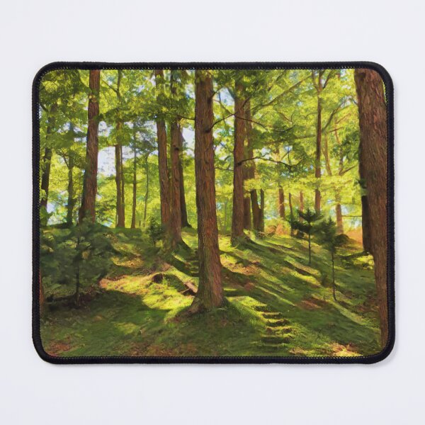 Aperçu de l'œuvre Marches de la forêt moussue créée et vendue par Jane Girardot.