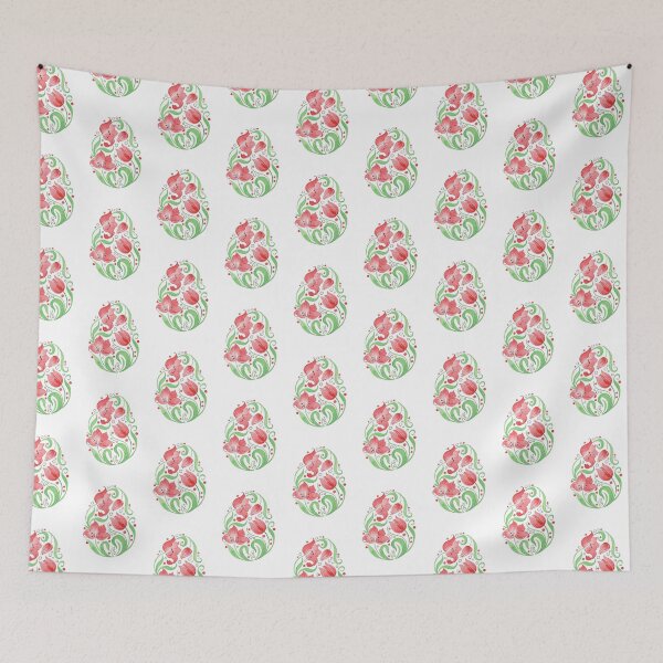 Item preview, Easter Egg Watercolor - Spring Tulips designed and sold by Anna Bucciarelli.