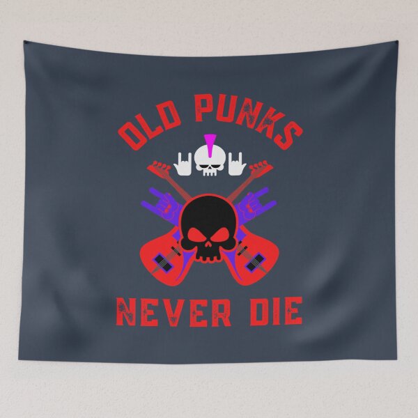 Item preview, Old Punks Never Die designed and sold by BaujaMaopa.