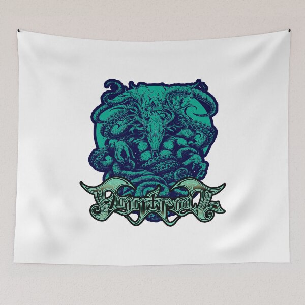Item preview, octopus monster wrapped around the demon god designed and sold by BaujaMaopa.