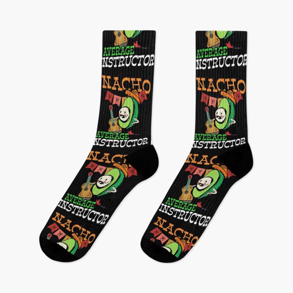 Item preview, Funny Avocado Sombrero Fiesta Nacho Average Instructor design designed and sold by Merchking1.