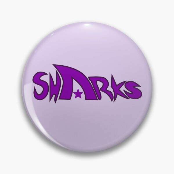 Item preview, Sharks Logo (purple) designed and sold by ZapJazz.
