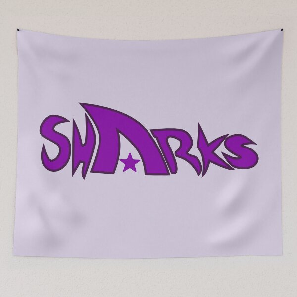 Item preview, Sharks Logo (purple) designed and sold by ZapJazz.