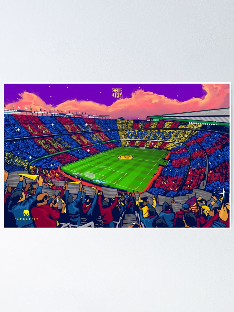 Camp Nou illustration\