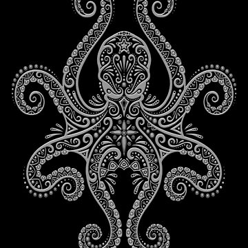 Artwork thumbnail, Intricate Dark Octopus by JeffBartels